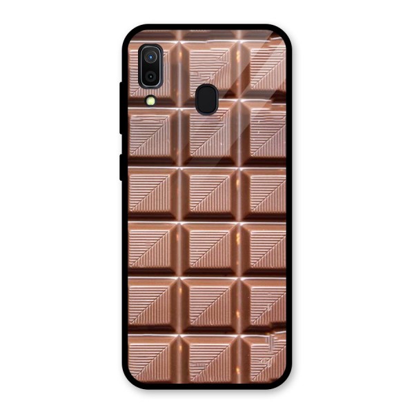 Chocolate Tiles Glass Back Case for Galaxy A30