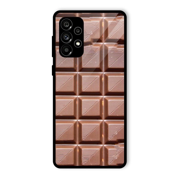 Chocolate Tiles Glass Back Case for Galaxy A73 5G