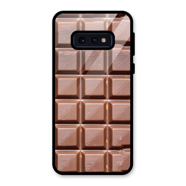 Chocolate Tiles Glass Back Case for Galaxy S10e