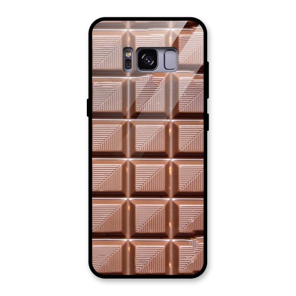 Chocolate Tiles Glass Back Case for Galaxy S8