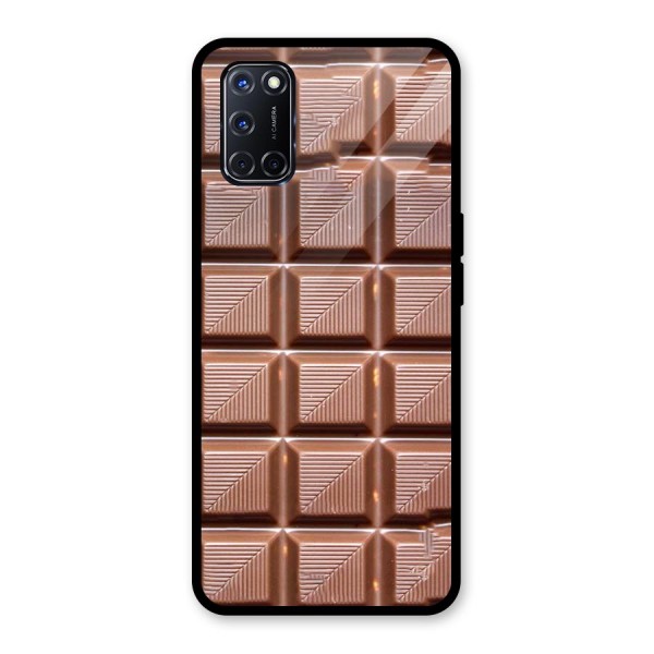 Chocolate Tiles Glass Back Case for Oppo A52