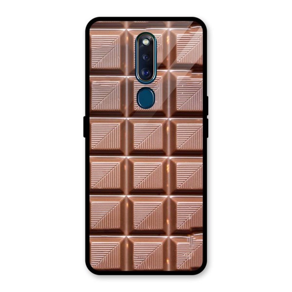 Chocolate Tiles Glass Back Case for Oppo F11 Pro