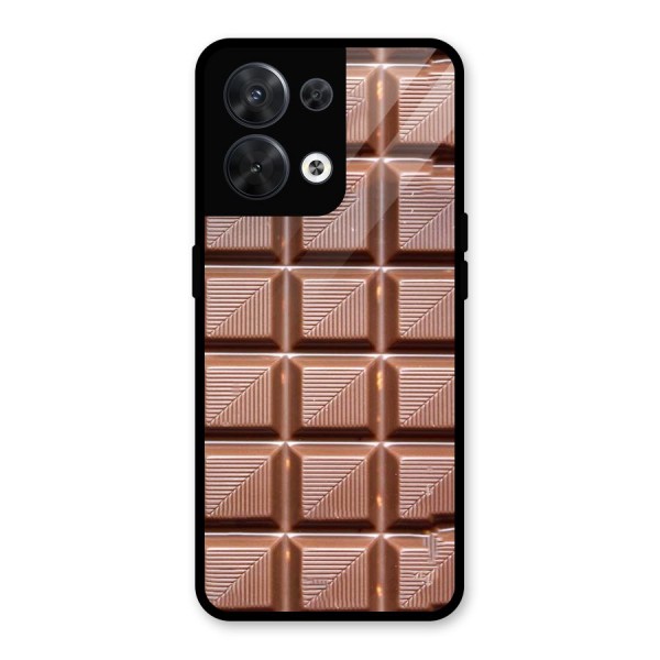 Chocolate Tiles Glass Back Case for Oppo Reno8 5G