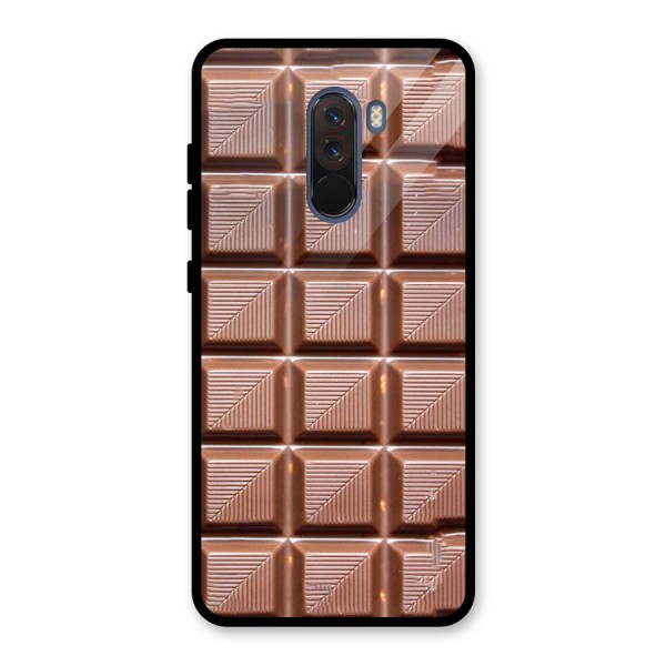 Chocolate Tiles Glass Back Case for Poco F1