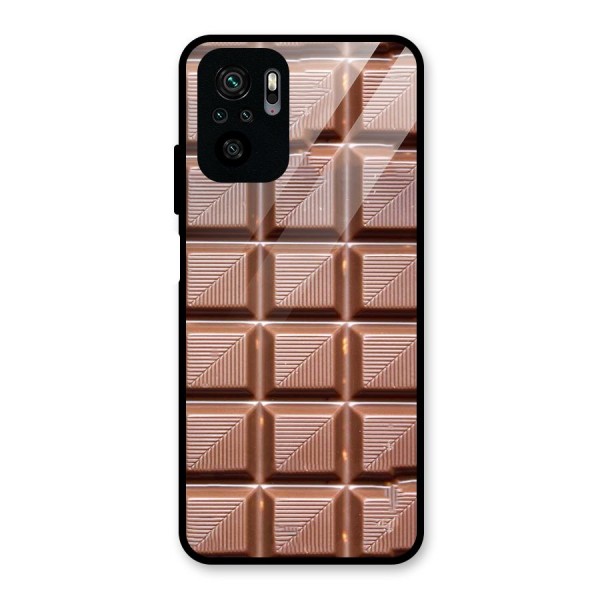 Chocolate Tiles Glass Back Case for Redmi Note 10