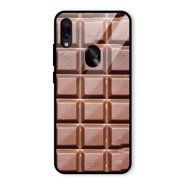 Chocolate Tiles Glass Back Case for Redmi Note 7