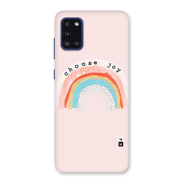 Choose Joy Back Case for Galaxy A31