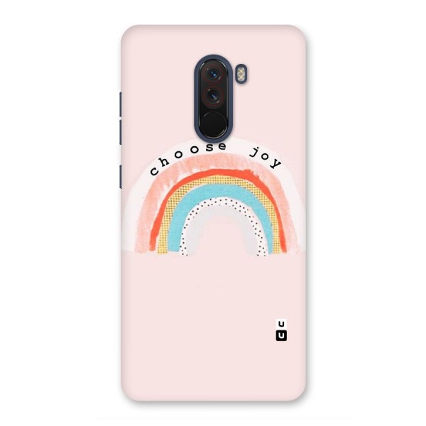 Choose Joy Back Case for Poco F1