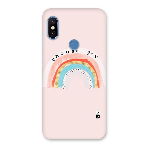 Choose Joy Back Case for Redmi Note 6 Pro