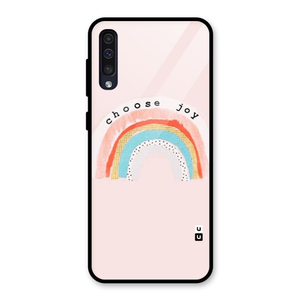 Choose Joy Glass Back Case for Galaxy A50s