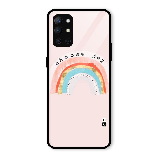 Choose Joy Glass Back Case for OnePlus 9R