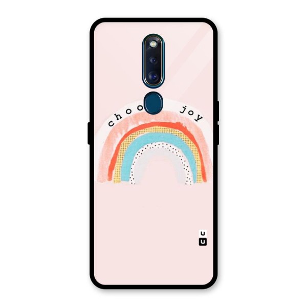 Choose Joy Glass Back Case for Oppo F11 Pro