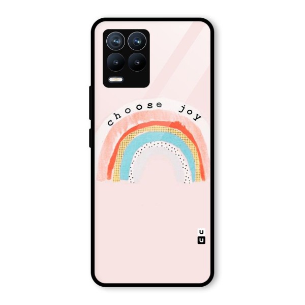 Choose Joy Glass Back Case for Realme 8