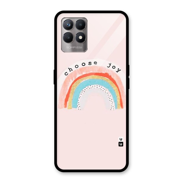 Choose Joy Glass Back Case for Realme 8i