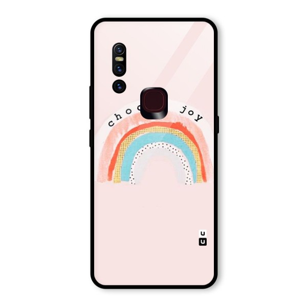 Choose Joy Glass Back Case for Vivo V15