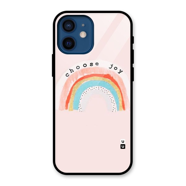 Choose Joy Glass Back Case for iPhone 12 Mini