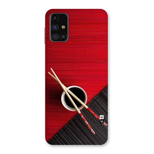 Chopstick Design Back Case for Galaxy M31s