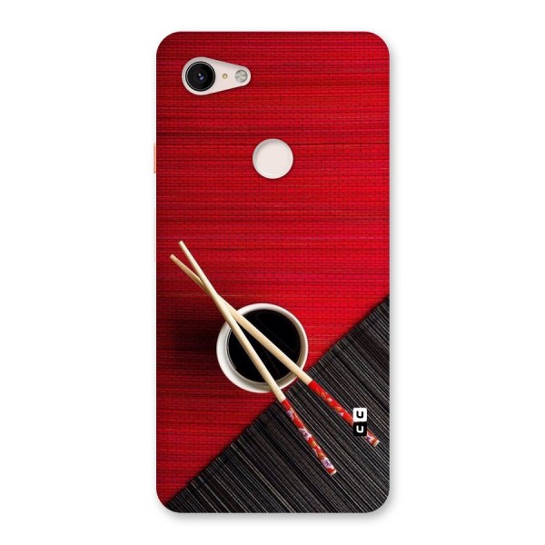 Chopstick Design Back Case for Google Pixel 3 XL