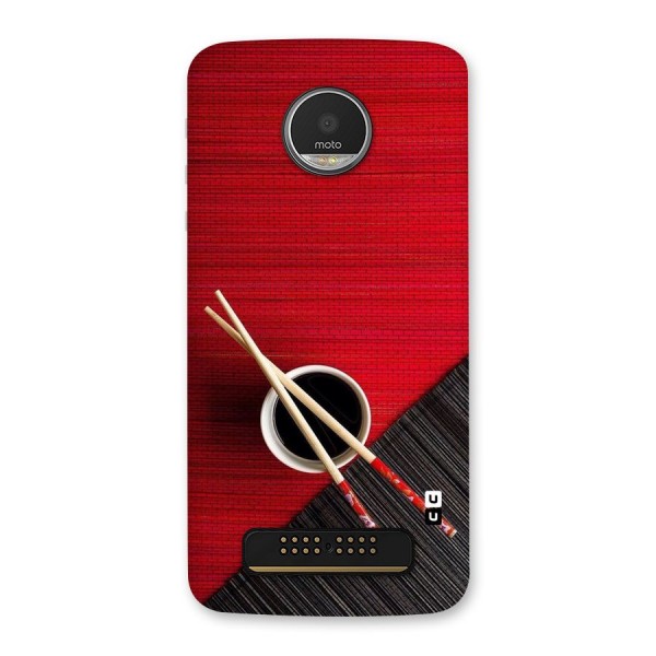 Chopstick Design Back Case for Moto Z Play