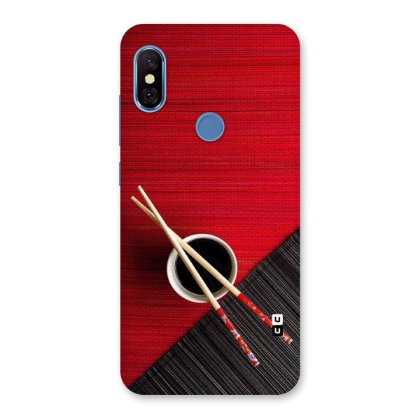 Chopstick Design Back Case for Redmi Note 6 Pro