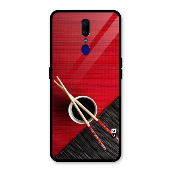 Chopstick Design Glass Back Case for Oppo F11