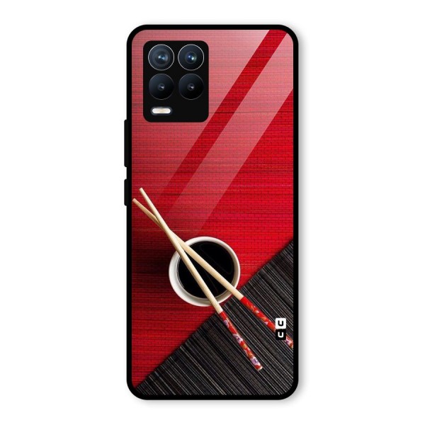 Chopstick Design Glass Back Case for Realme 8 Pro