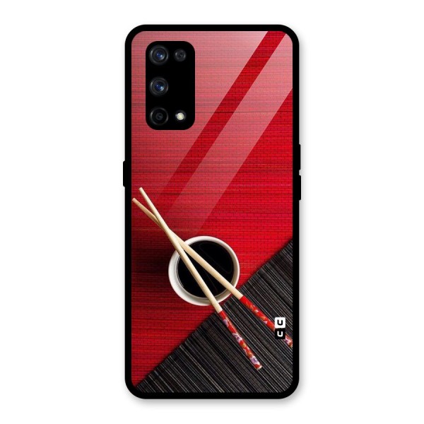 Chopstick Design Glass Back Case for Realme X7 Pro