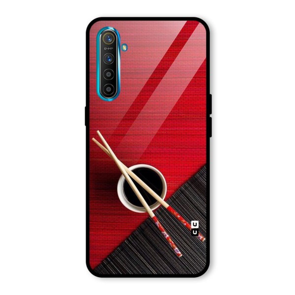 Chopstick Design Glass Back Case for Realme XT