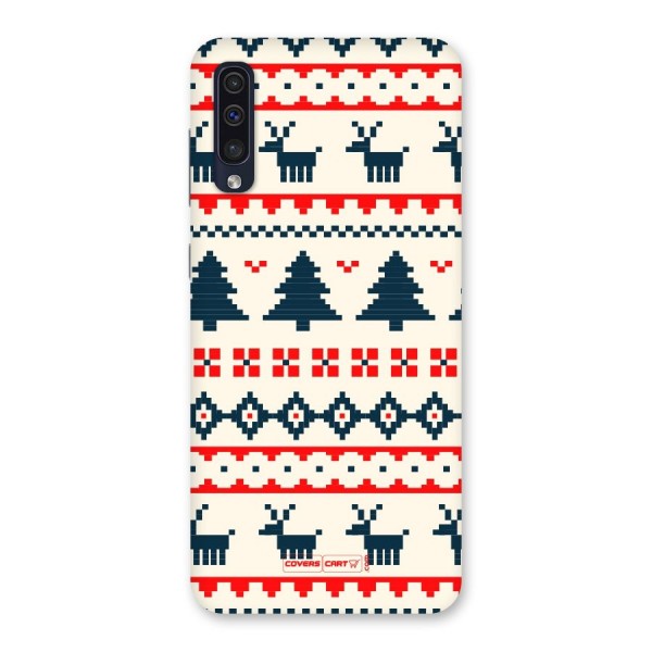 Christmas Design Pattern Back Case for Galaxy A50