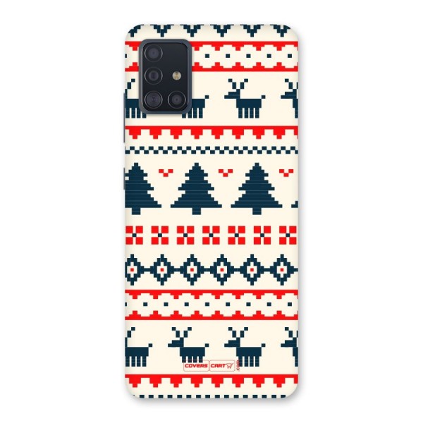 Christmas Design Pattern Back Case for Galaxy A51