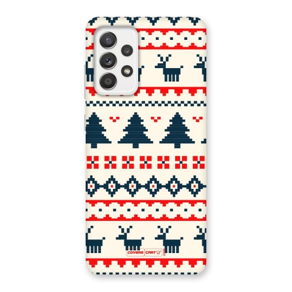 Christmas Design Pattern Back Case for Galaxy A52