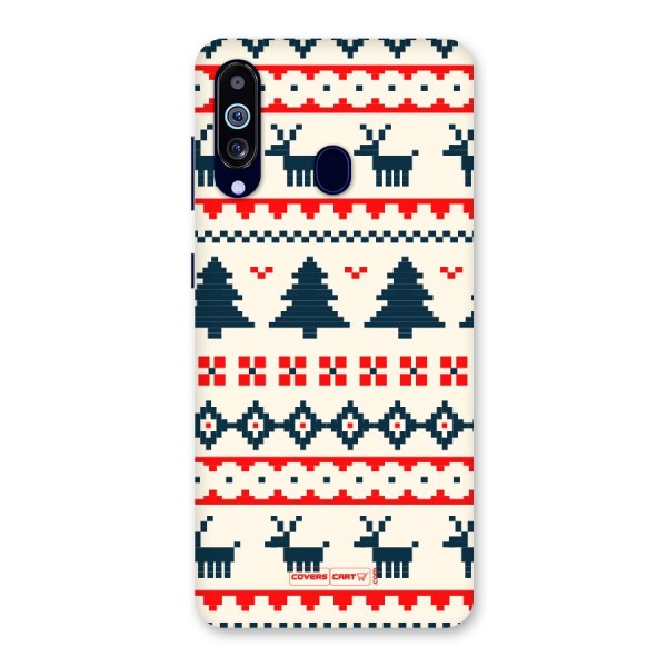 Christmas Design Pattern Back Case for Galaxy A60