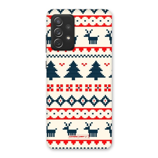 Christmas Design Pattern Back Case for Galaxy A72