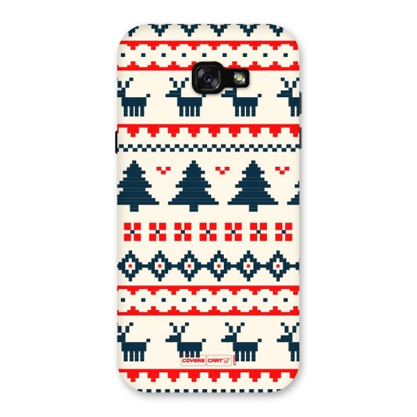 Christmas Design Pattern Back Case for Galaxy A7 (2017)