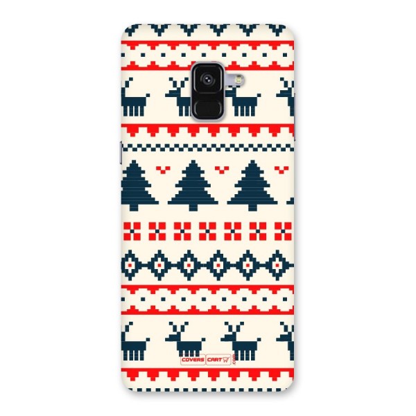 Christmas Design Pattern Back Case for Galaxy A8 Plus