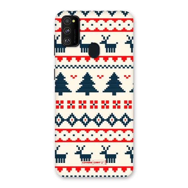 Christmas Design Pattern Back Case for Galaxy M21