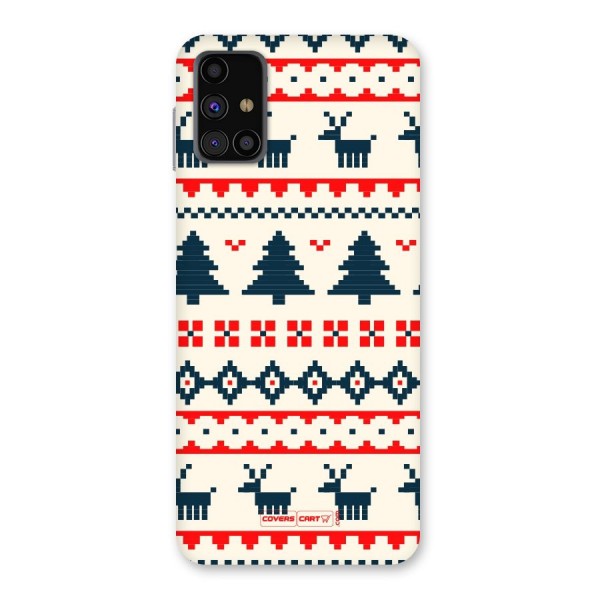 Christmas Design Pattern Back Case for Galaxy M31s