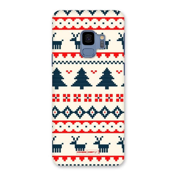 Christmas Design Pattern Back Case for Galaxy S9