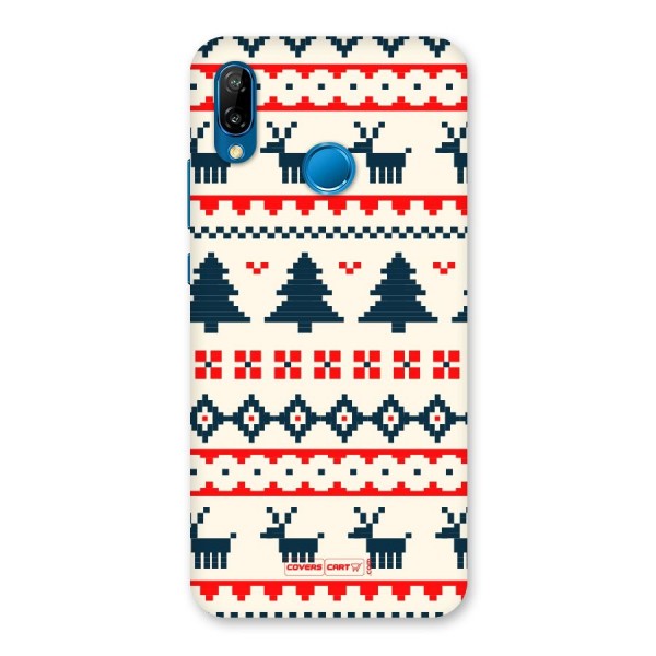 Christmas Design Pattern Back Case for Huawei P20 Lite