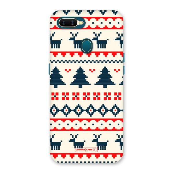 Christmas Design Pattern Back Case for Oppo A7