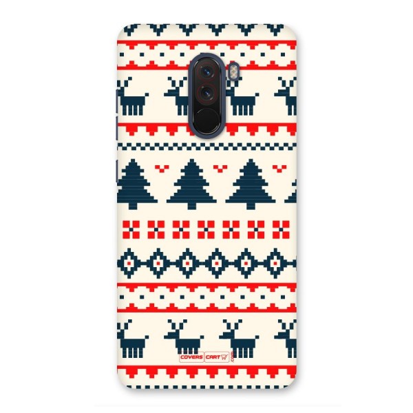 Christmas Design Pattern Back Case for Poco F1