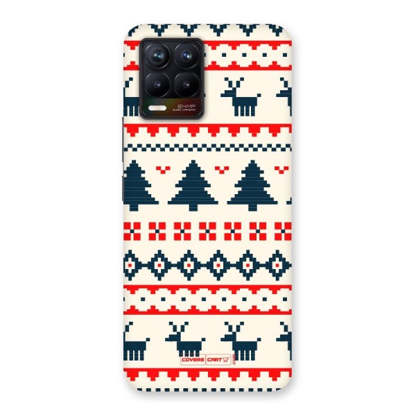 Christmas Design Pattern Back Case for Realme 8