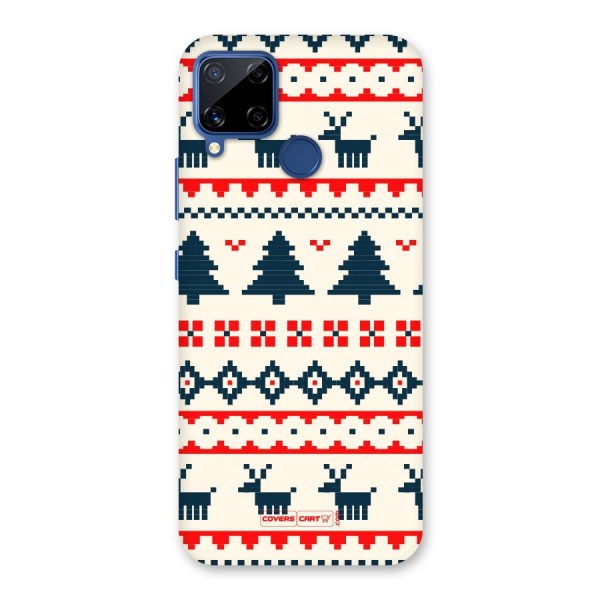 Christmas Design Pattern Back Case for Realme C12