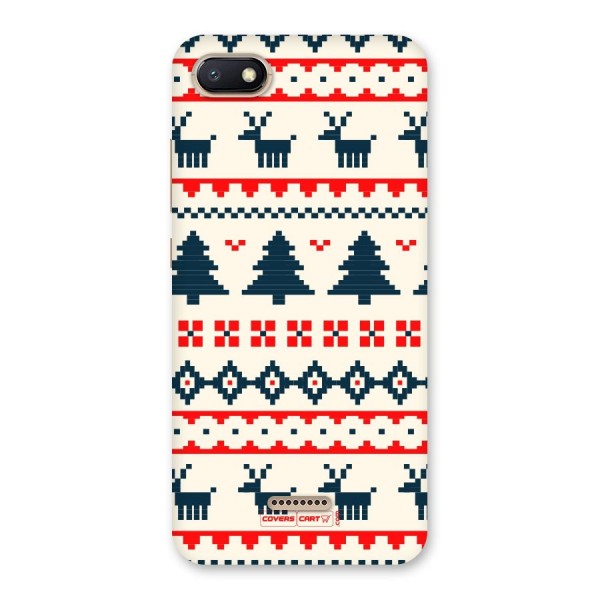 Christmas Design Pattern Back Case for Redmi 6A