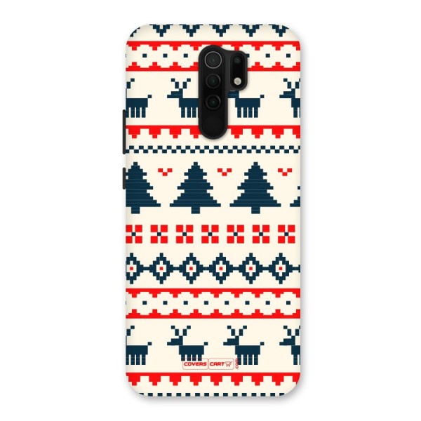 Christmas Design Pattern Back Case for Redmi 9 Prime