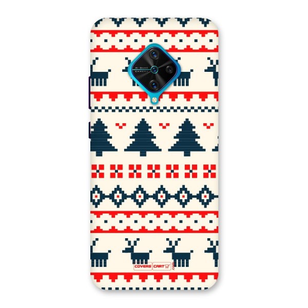 Christmas Design Pattern Back Case for Vivo S1 Pro