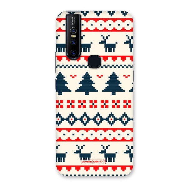 Christmas Design Pattern Back Case for Vivo V15