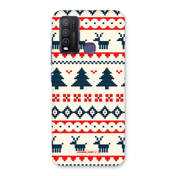 Christmas Design Pattern Back Case for Vivo Y30