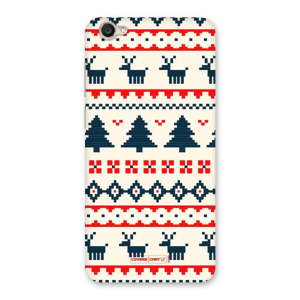 Christmas Design Pattern Back Case for Vivo Y55s