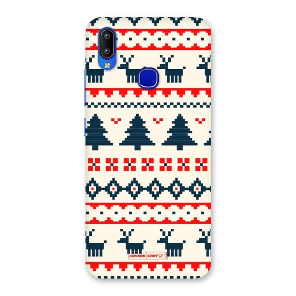 Christmas Design Pattern Back Case for Vivo Y91